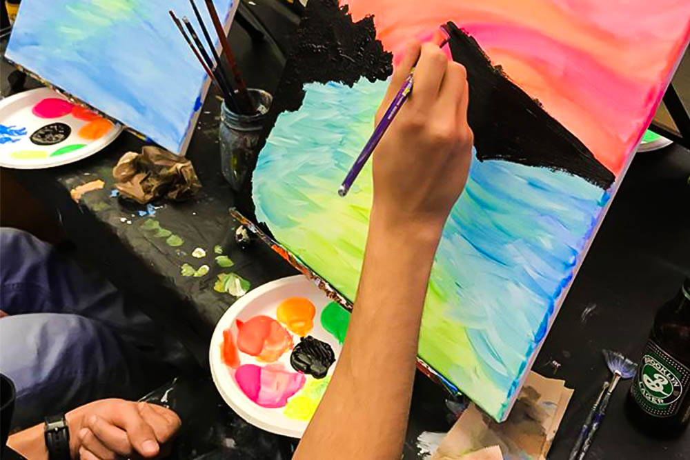 BYOB Painting Boozy Brunch and Paint [Class in NYC] The Paint Place